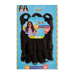 Cherish 3X French Curl Braid 14 "/ ALL COLOURS