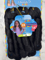 Cherish 3X French Curl Braid 14 "/ ALL COLOURS