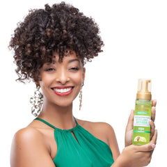 Creme of nature pure honey hair food smoothing & frizz control styling mousse 207ml