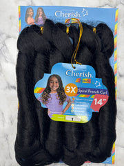 Cherish 3X French Curl Braid 14 "/ ALL COLOURS