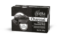 Vatika Natural Charcoal Nourish & Cleansing Soap 100g
