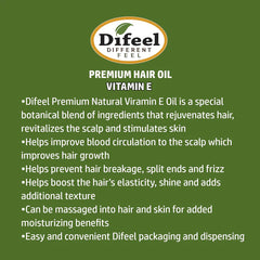 Difeel premium natural vitamin E hair oil 75ml