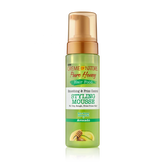 Creme of Nature Pure Honey Hair Food styling mousse in 207ml bottle, smooths frizz and adds shine to hair.