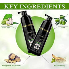 Dexe Black Hair Shampoo – Instant Natural Black Hair Color