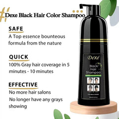 Dexe Black Hair Shampoo – Instant Natural Black Hair Color