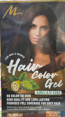 Murry Hair Colour Gel with Argan Oil For Men and Women 2x 500ML NATURAL BLACK