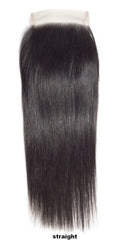 DM Brazilian Hair 6x6 Lace Closure Straight Natural Colour
