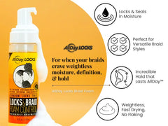 All Day Locks & Braid Foam Control 8 oz