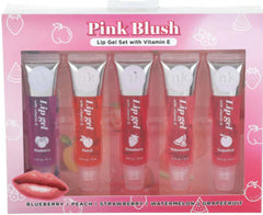 Nicka K Pink Blush Lip Gel Collection set of 5 Pcs