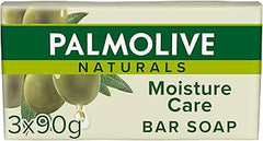 3x Palmolive Naturals Moisture with Olive Bar Soap 3x 90g