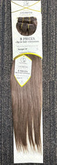 Dressmaker 100% Human Hair 8pcs Clip in Extension Straight 14"/18"/22"