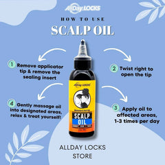 AllDay Locks Scalp Oil 4oz 118ml