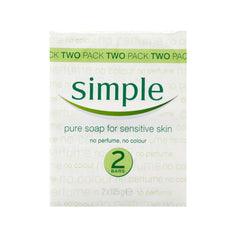 Simple Pure Soap 125g x2