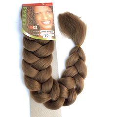 Xpression Ultra Braid Twist Plaits Braiding Bulk Hair Extensions - 12 Lightest Brown | BeautyFlex UK