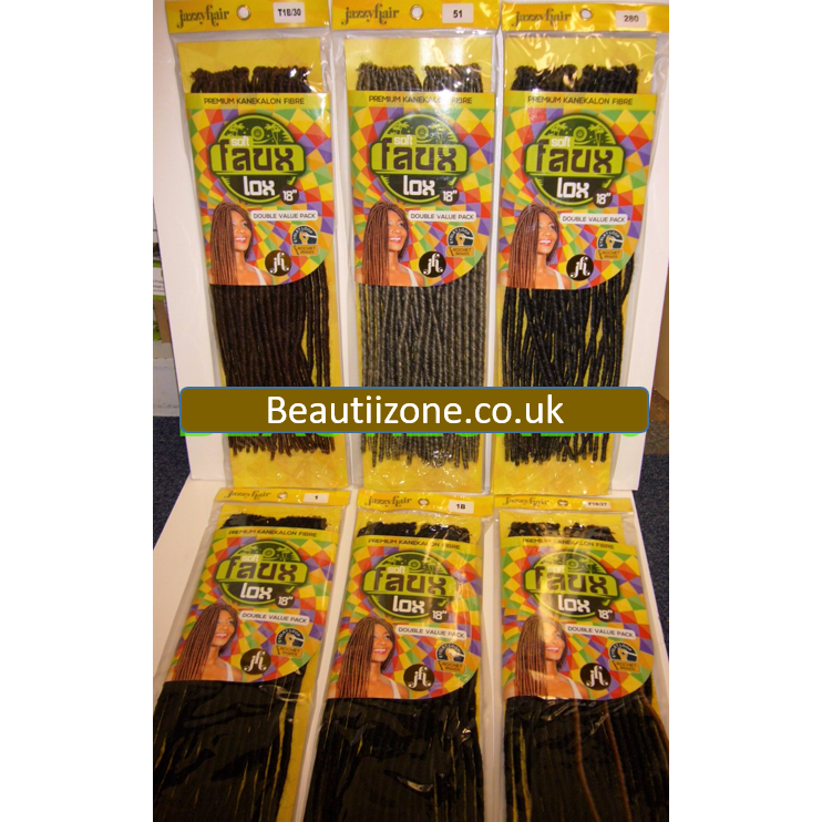 Jazzy Hair Soft Faux Lox Crochet Braid 18 inch All Colours | BeautyFlex UK