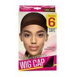 MAGIC | Deluxe Stocking Wig Cap 6 Caps #2225-6LTBRO - Beauty Flex UK