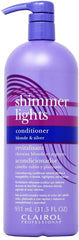 Clairol Shimmer Lights Conditioner for Blonde and Silver 931ml | BeautyFlex UK