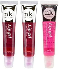 Nicka K NK Lip Gloss Mix Box Of 48 Pieces Wholesale Price - Bubble Gum - StrawBerry - Cherry | BeautyFlex UK