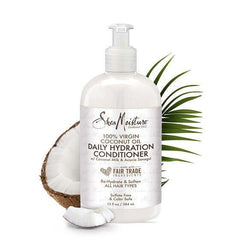 Shea Moisture 100 Virgin coconut oil daily hydration conditioner 384ml | BeautyFlex UK