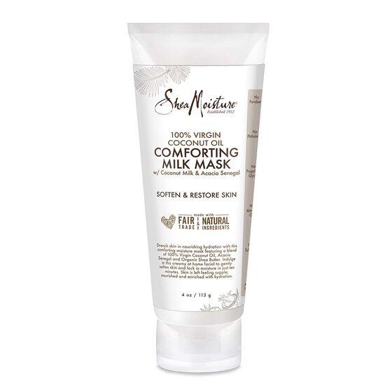 Shea Moisture 100 Virgin coconut oil comforting milk mask 4 oz | BeautyFlex UK