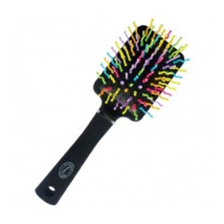 Fine Lines Rainbow Mini Paddle Brush 817-10 | BeautyFlex UK