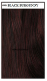 27 inch Long Curled Drawstring Ponytail Black Burgundy- beauty store uk.