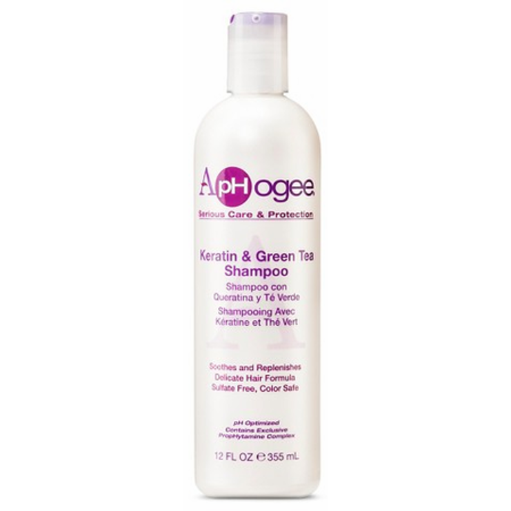 ApHogee Keratin & Green Tea Shampoo 355ml | BeautyFlex UK