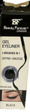 Beauty Forever London BF Gel Eyeliner 2 Brushes in 1 Define and Smudge - Black