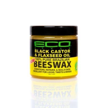 Eco Styler 100% pure brazilian beeswax with black castor & flaxseed oil 4oz | BeautyFlex UK