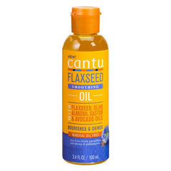 Cantu Flaxseed Olive Almond Castor Avocado Smoothing Oil 100ml - BeautyFlex UK