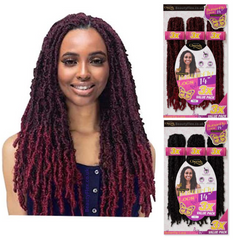 Cherish Butterfly Locs Crochet Hair 3x 14 inch | BeautyFlex UK