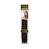 Cherish Deep Twist Bulk 22 inch Crochet Braiding Hair 1 JET BLACK | BeautyFlex UK