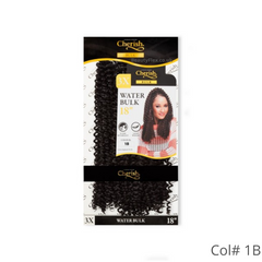 Cherish Water Wave Bulk 3X 18" Crochet Braiding Hair Colour 1B