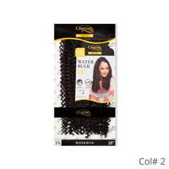 Cherish Water Wave Bulk 3X 18" Crochet Braiding Hair Colour 1B
