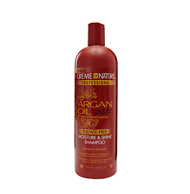 Creme of Nature Argan Oil Sulfate-Free Moisture and Shine Shampoo 591g | BeautyFlex UK