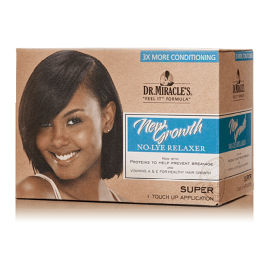 Dr Miracle's New Growth No Lye Hair Relaxer 1 Application Super