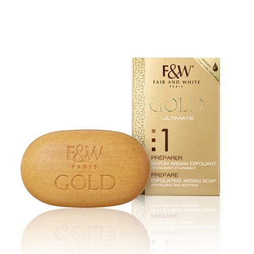 Fair and White Gold Ultimate Step 1 PREPARE Satin Exfoliating Soap 200g | BeautyFlex UK