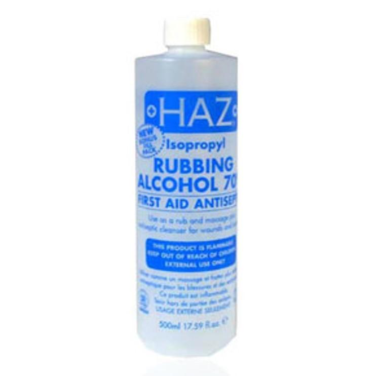 Haz Isopropyl 70% Rubbing Alcohol First Aid Antiseptic 500ml | BeautyFlex UK