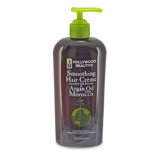 Hollywood Beauty Moroccan Argan Oil Smoothing Hair Creme 355ml | BeautyFlex UK