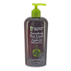 Hollywood Beauty Moroccan Argan Oil Smoothing Hair Creme 355ml | BeautyFlex UK