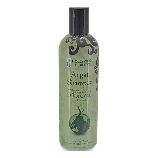 Hollywood Beauty Moroccan Argan Oil Sulphate Free Shampoo 355ml | BeautyFlex UK