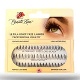 Ultra Knot Free Individual Eyelashes Cluster Lashes By Beautizone - LONG 12MM | BeautyFlex UK
