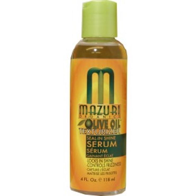 Mazuri Olive Oil Texturizer Seal In Shine Serum 118ml | BeautyFlex UK