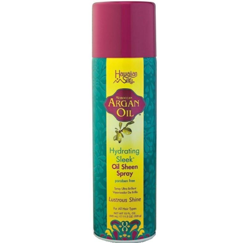 Hawaiian Silky Argan Oil Sheen Spray 445ml | BeautyFlex UK