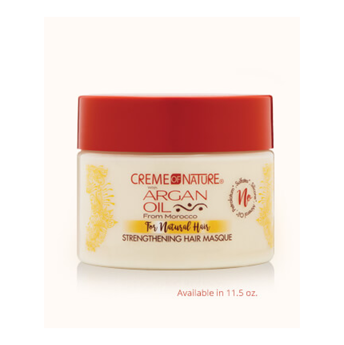 Creme of Nature Argan Oil Strengthening Hair Masque Curl Repairing Deep Treatment 326g | BeautyFlex UK