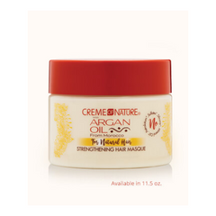 Creme of Nature Argan Oil Strengthening Hair Masque Curl Repairing Deep Treatment 326g | BeautyFlex UK