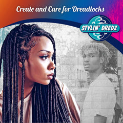 Stylin Dredz Mouldin Gel Wax Dark 1L