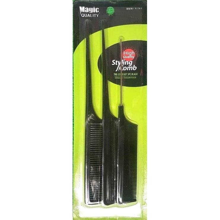 Magic Styling Tail Comb Set 3PC # TC3SET