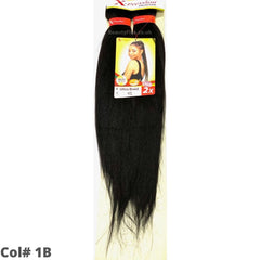 Xpression Ultra Braid Pre-Stretched Braiding Hair Colour 1B Natural Black