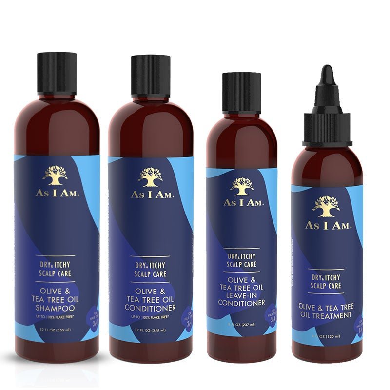 As I Am Tea Tree Oil Conditioner Tea Tree Oil Shampoo Leave in Conditioner Care Oil Treatment Set